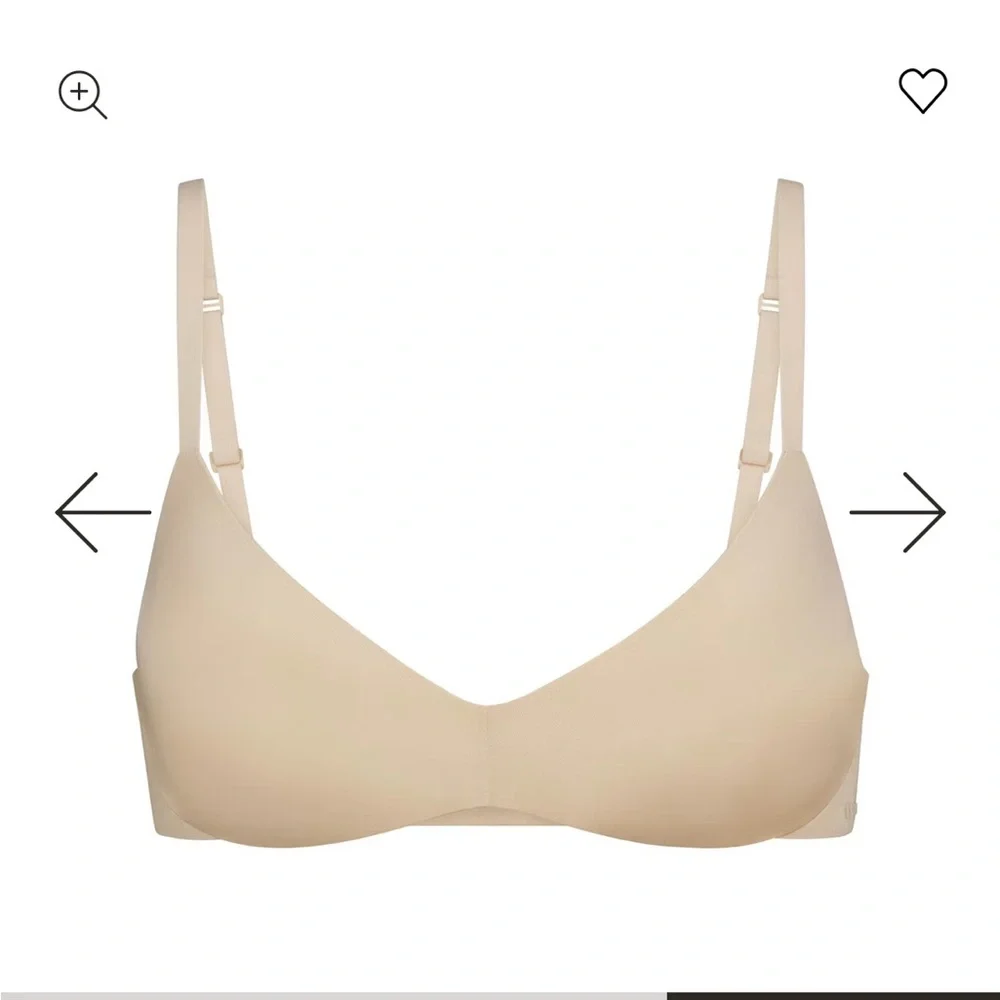 Skims wireless push up plunge bra sand - Picture 2 of 3